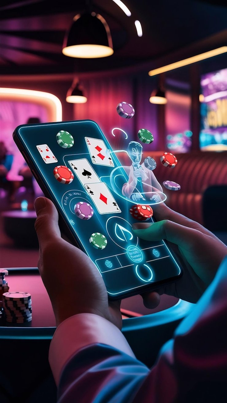 Layar iOS rajatopup menunjukkan opsi pembayaran ShopeePay, LinkAja, dan QRIS dengan instruksi scan-and-pay yang jelas.